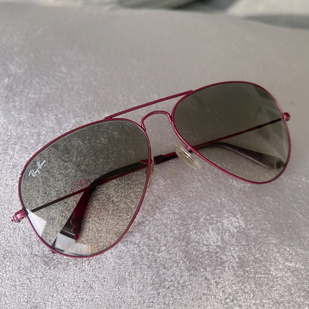 Ray Ban pink aviator